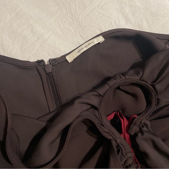 Nensi Dojaka Key-Hole Cut Out Maxi Dress - Picture 3 of 5